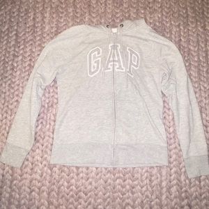 Grey zip up from Gap